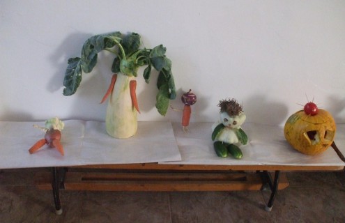 Faragott zöldségek-gyermekmunkák a TALENTUM-ban